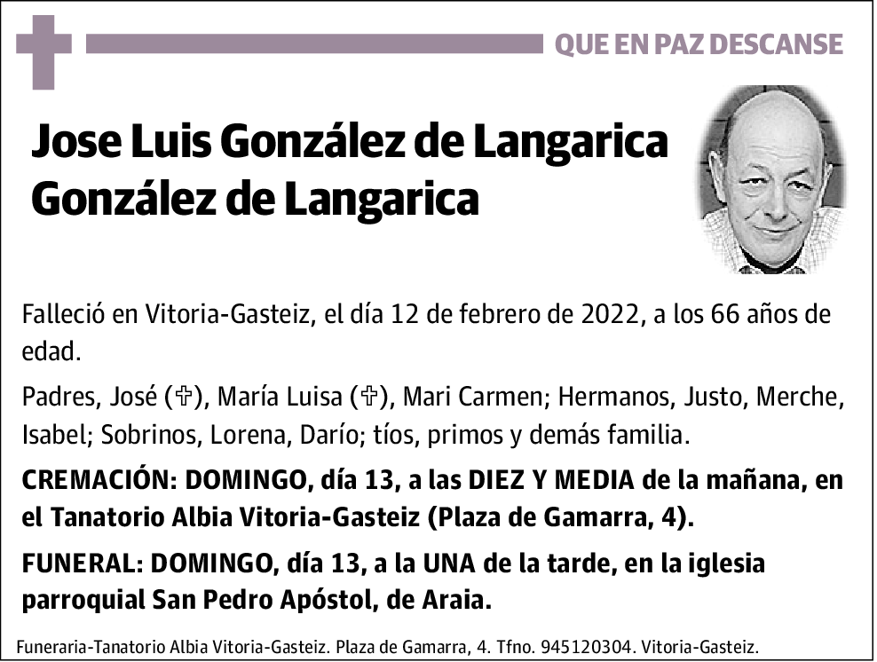 Jose Luis González De Langarica González De Langarica