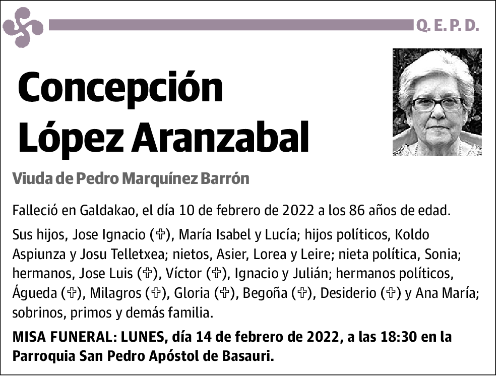 Concepción López Aranzabal