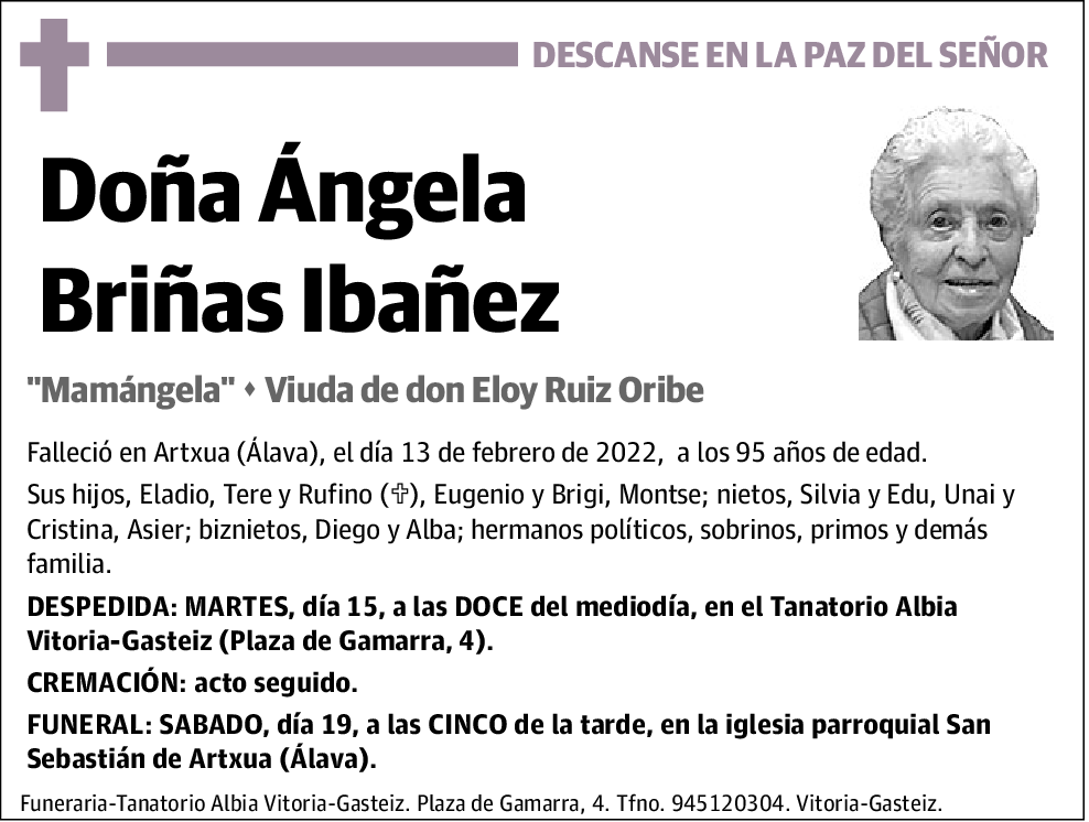 Ángela Briñas Ibañez