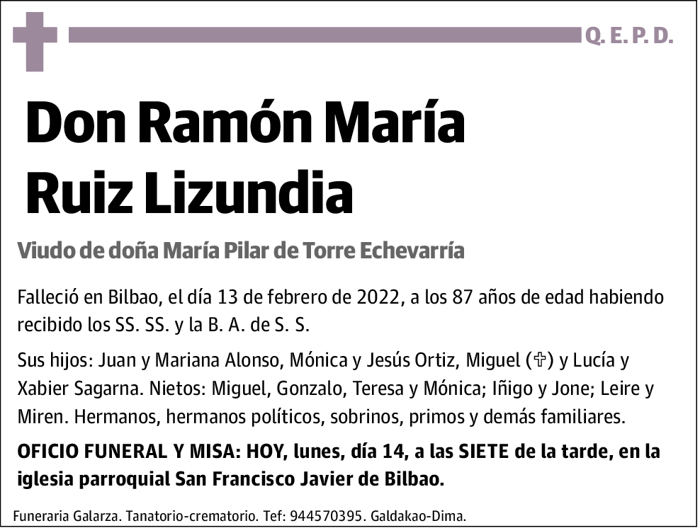 Ramón María Ruiz Lizundia