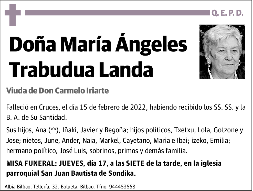 María Angeles Trabudua Landa