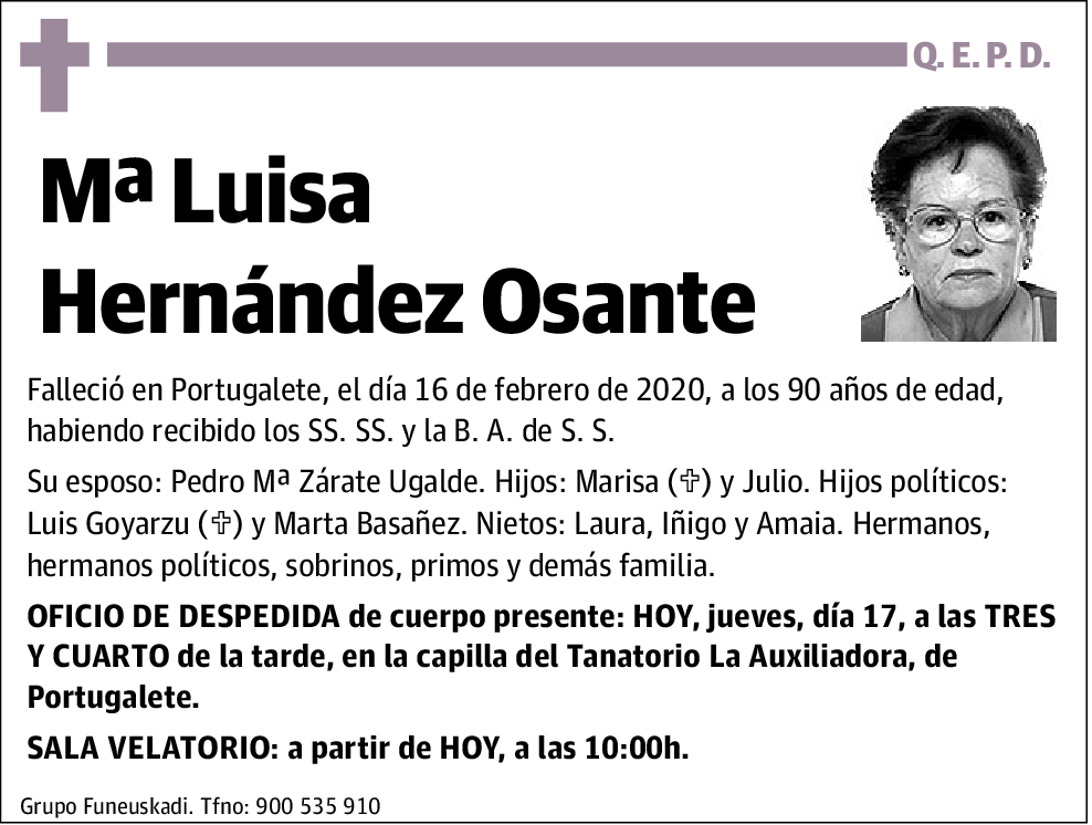 Mª Luisa Hernández Osante