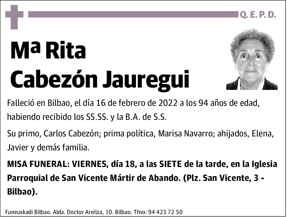 María Rita Cabezón Jauregui