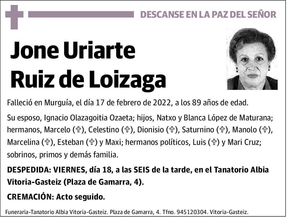 Jone Uriarte Ruiz De Loizaga