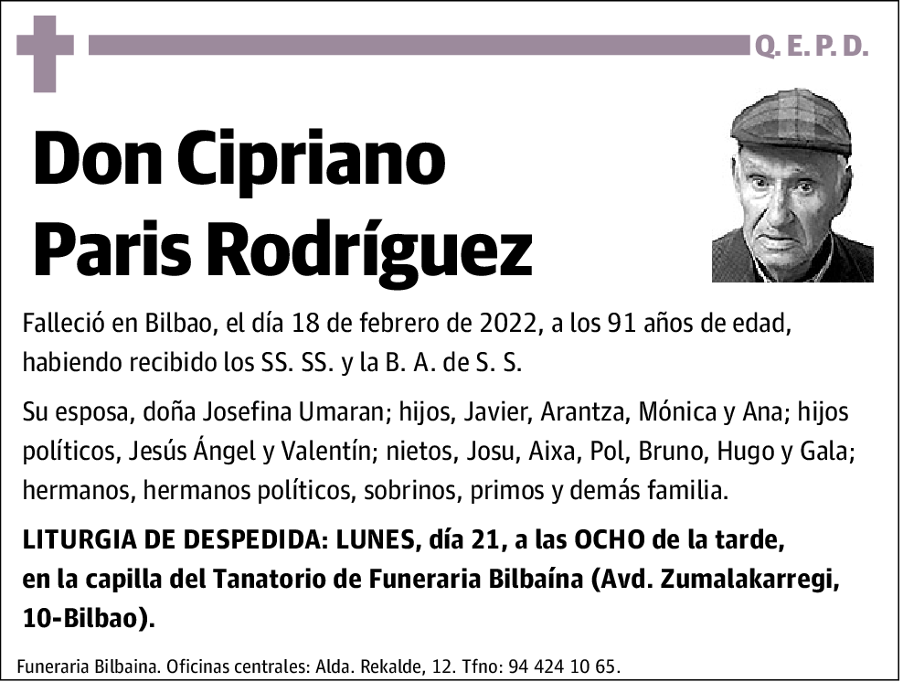 Cipriano Paris Rodríguez