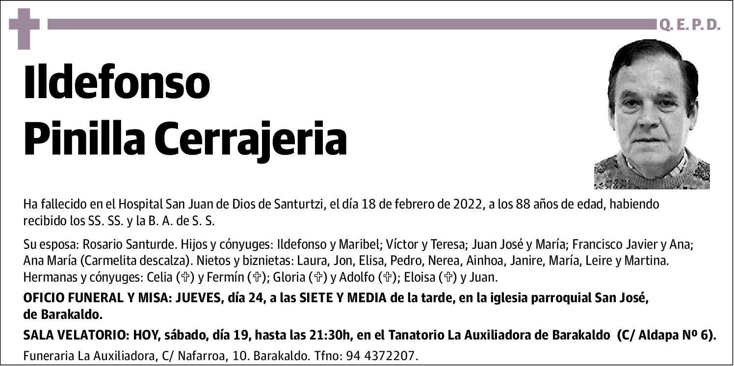 Ildefonso Pinilla Cerrajeria