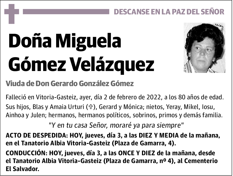 Miguela Gómez Velázquez