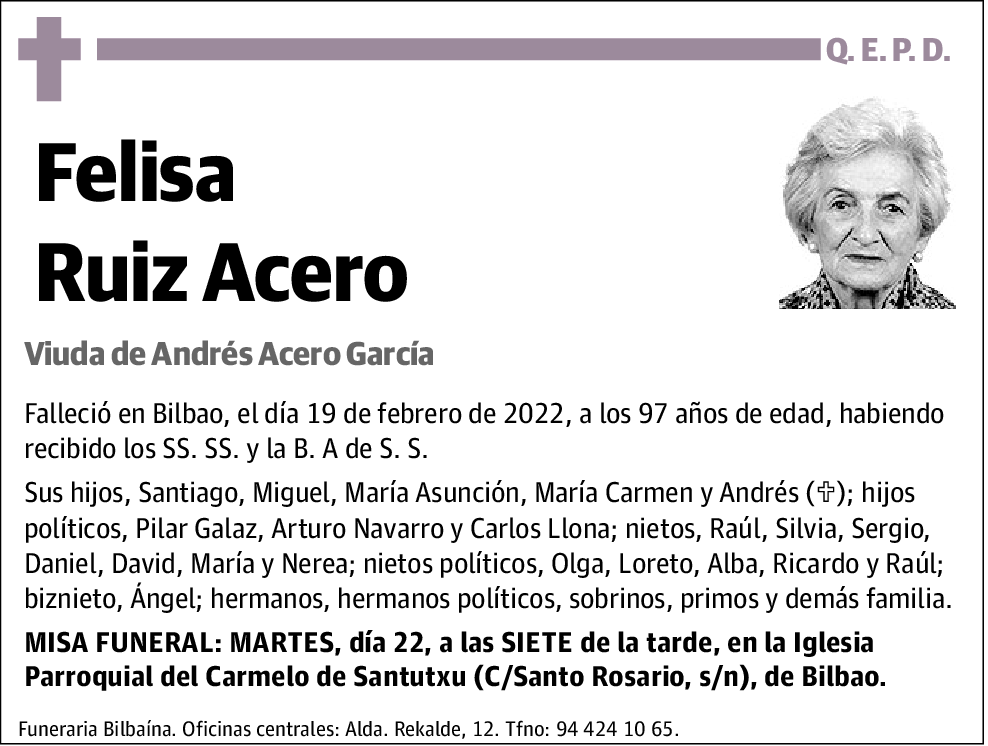 Felisa Ruiz Acero