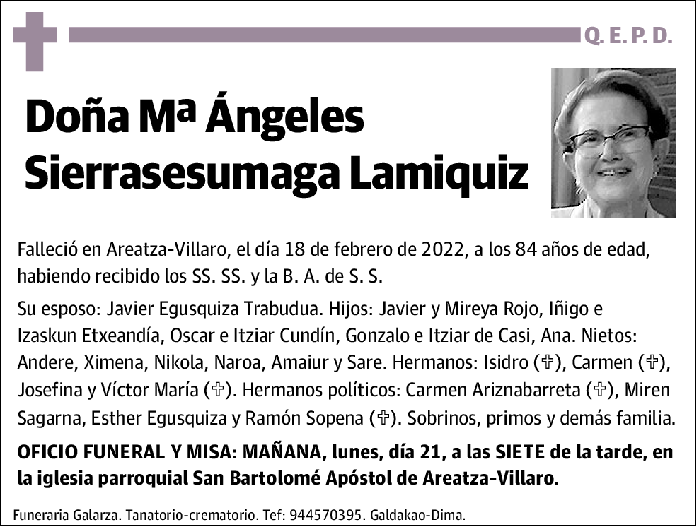 María Ángeles Sierrasesumaga Lamiquiz