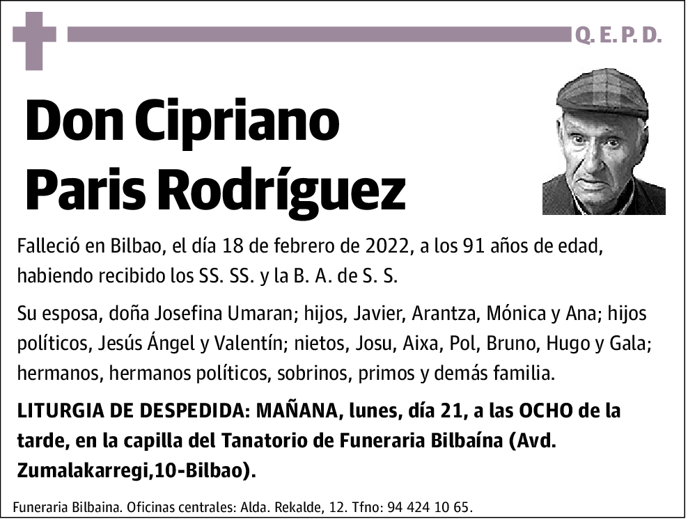 Cipriano Paris Rodríguez