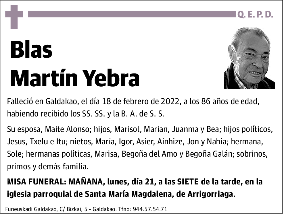 Blas Martín Yebra