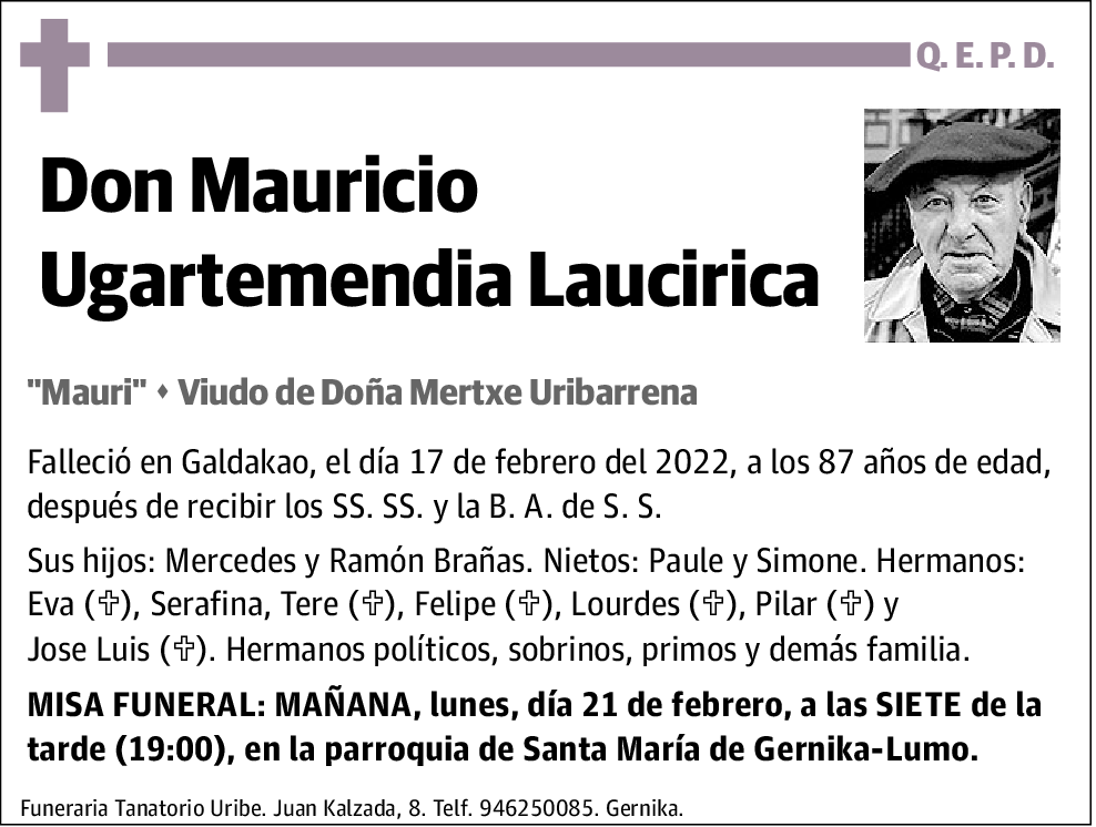 Mauricio Ugartemendia Laucirica