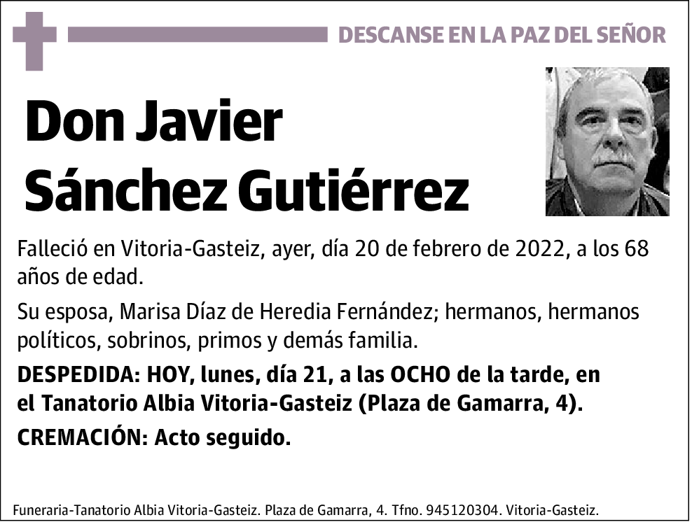 Javier Sánchez Gutiérrez