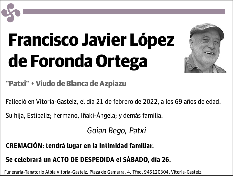 Francisco Javier López de Foronda