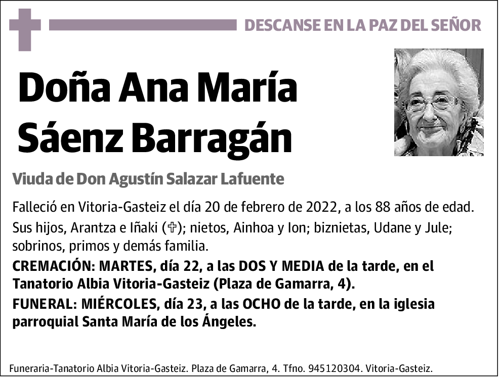 Ana María Sáenz Barragán