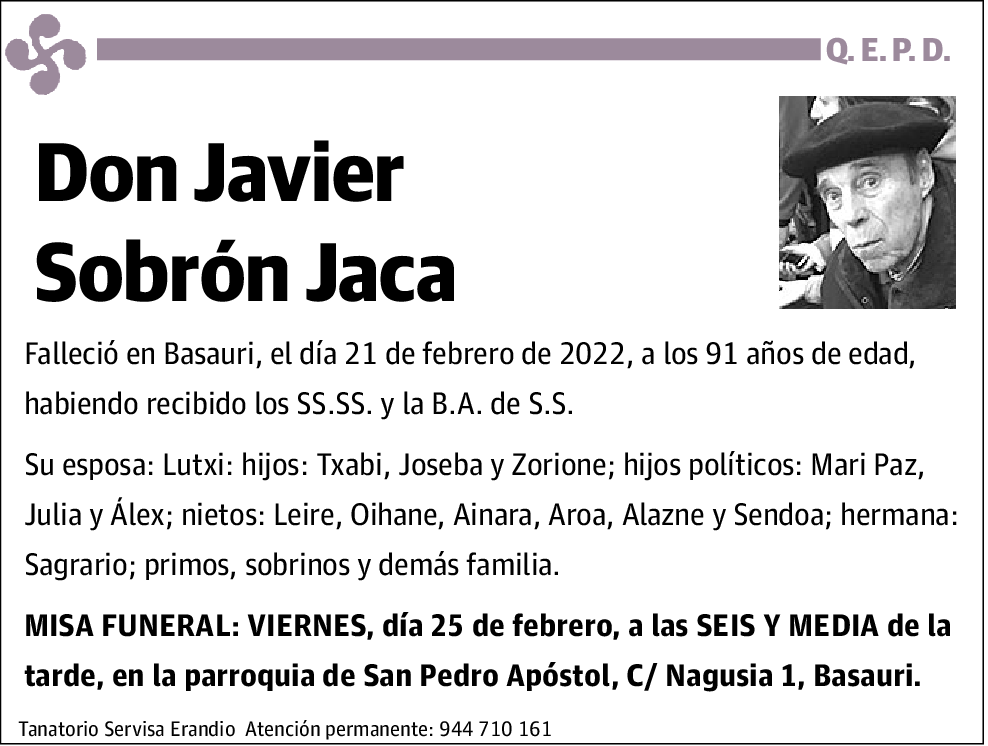 Javier Sobrón Jaca