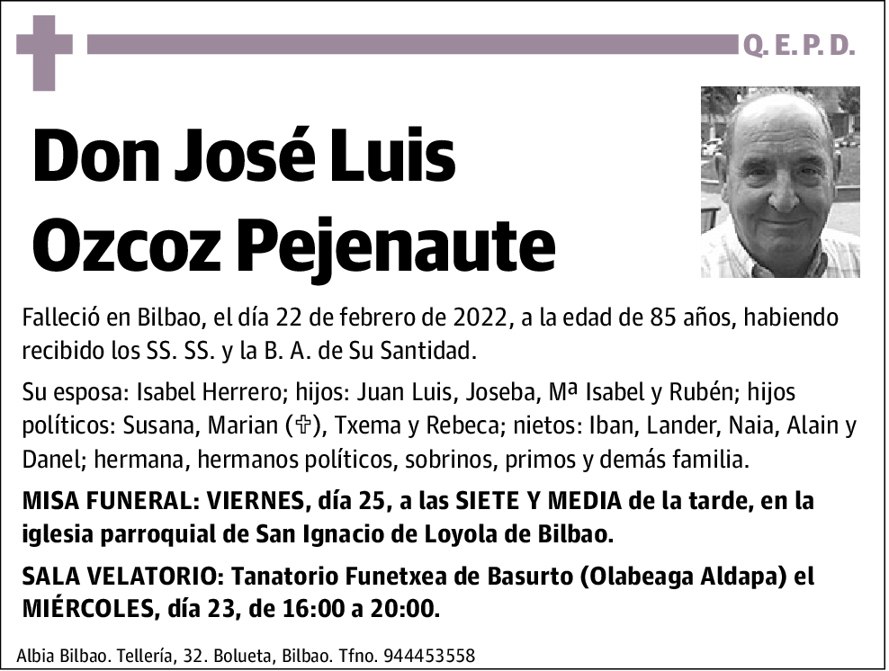 José Luis Oscoz Pejenaute