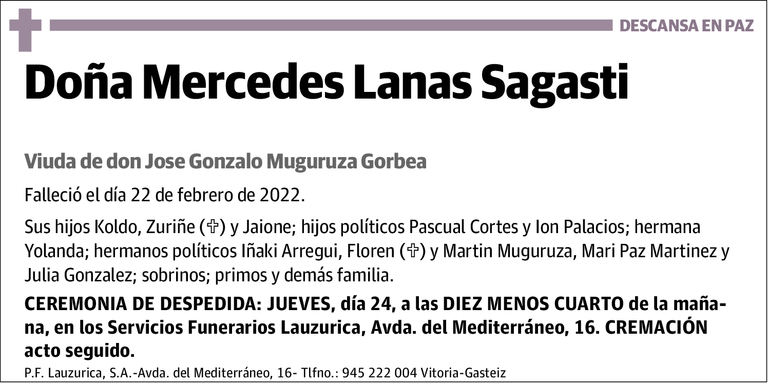 Mercedes Lanas Sagasti