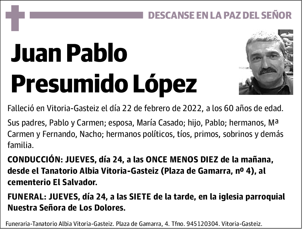 Juan Pablo Presumido López