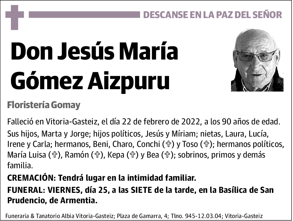 Jesús María Gómez Aizpuru