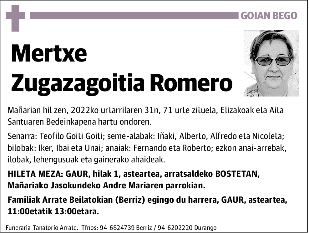 Mertxe Zugazagoitia Romero