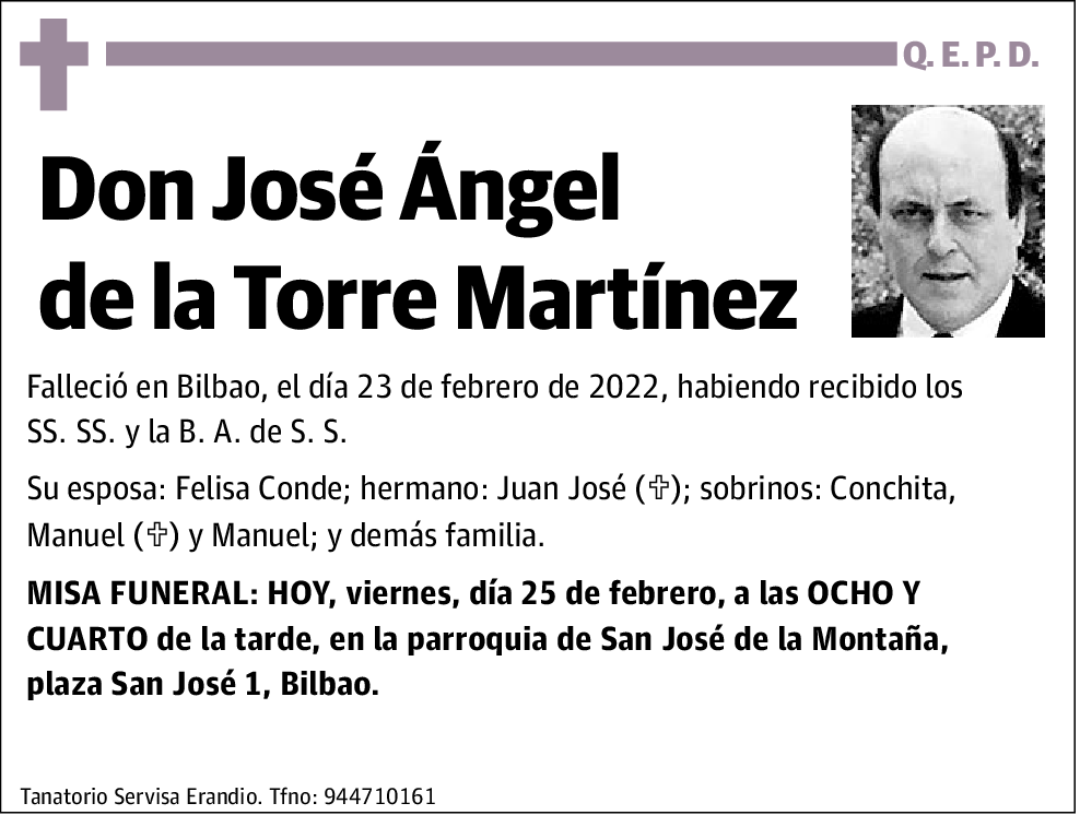 José Ángel De La Torre Martínez