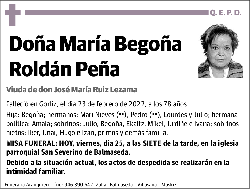 María Begoña Roldán Peña