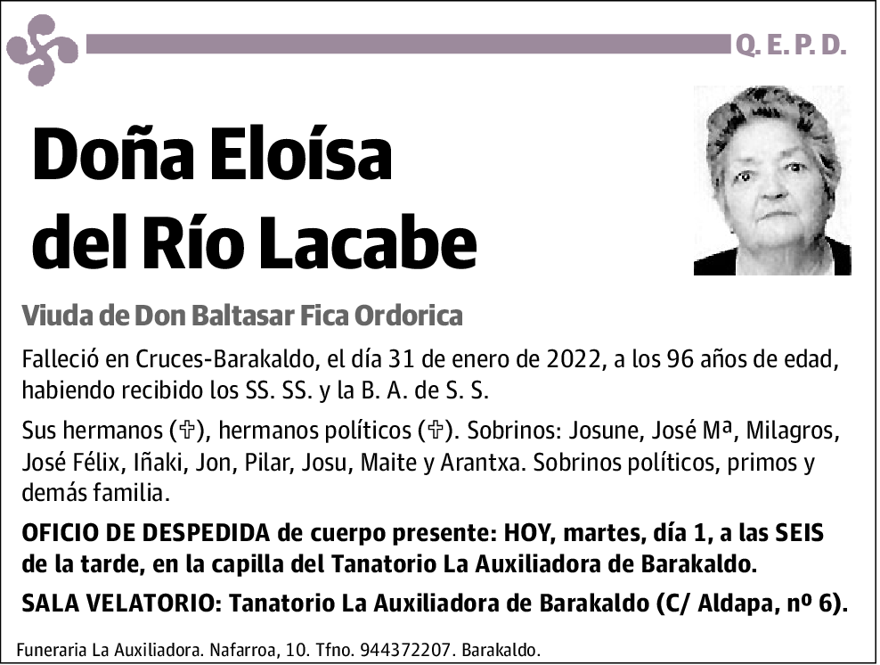 Eloinsa Del Rio Lacabe