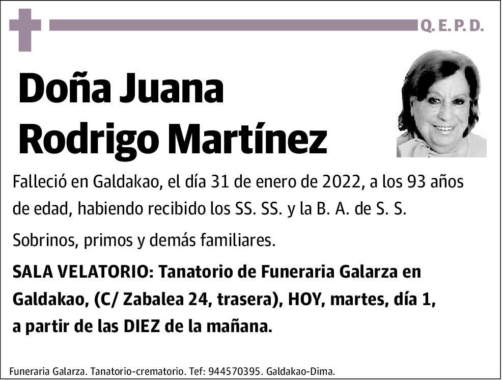 Juana Rodrigo Martínez