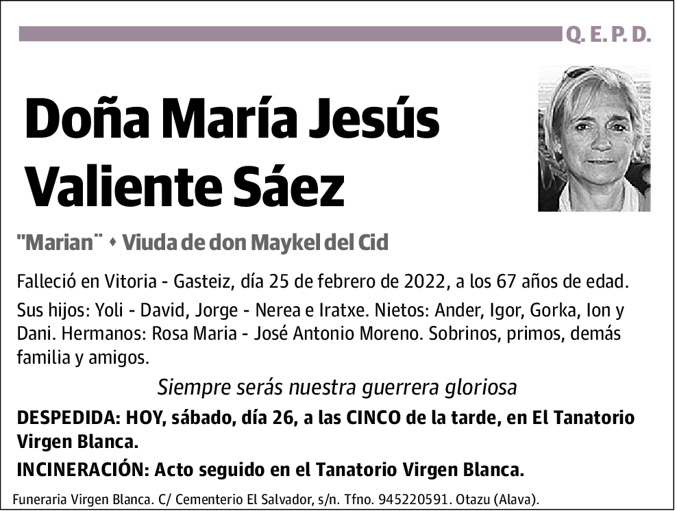 María Jesús Valiente Sáez