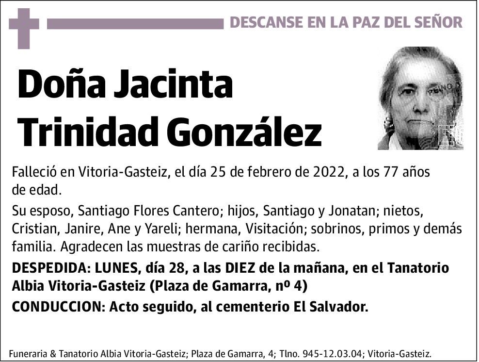 Jacinta Trinidad González