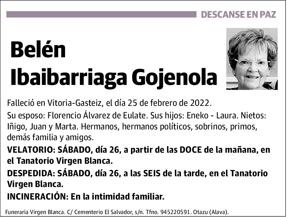 Belén Ibaibarriaga Gojenola