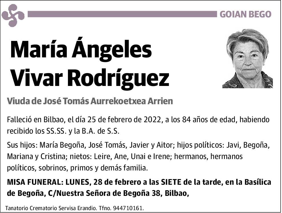 María Ángeles Vivar Rodríguez