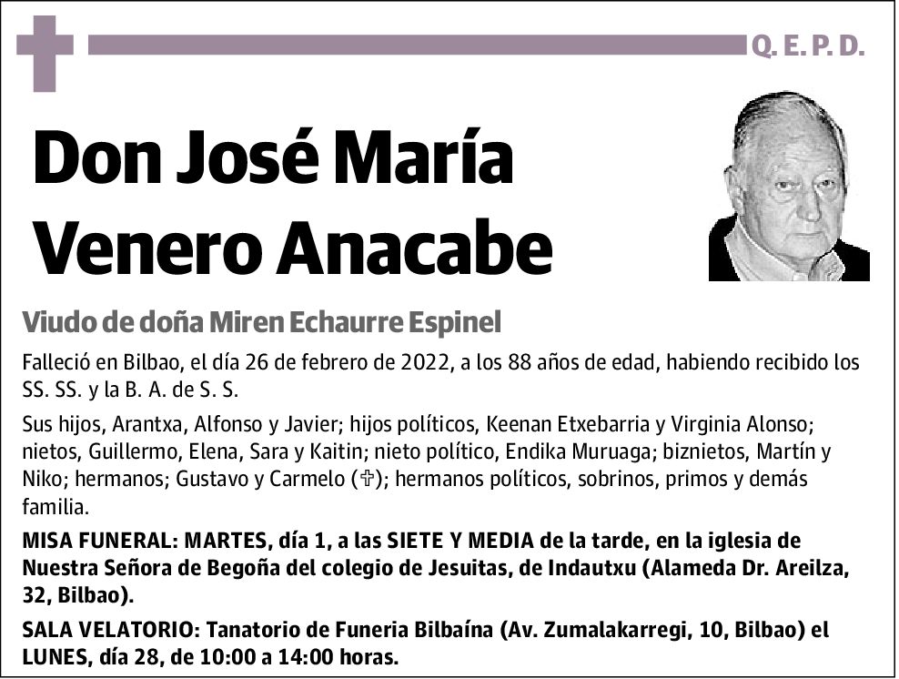 José María Venero Anacabe