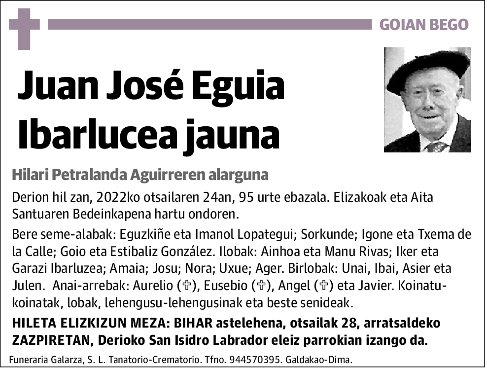 Juan José Eguia Ibarlucea