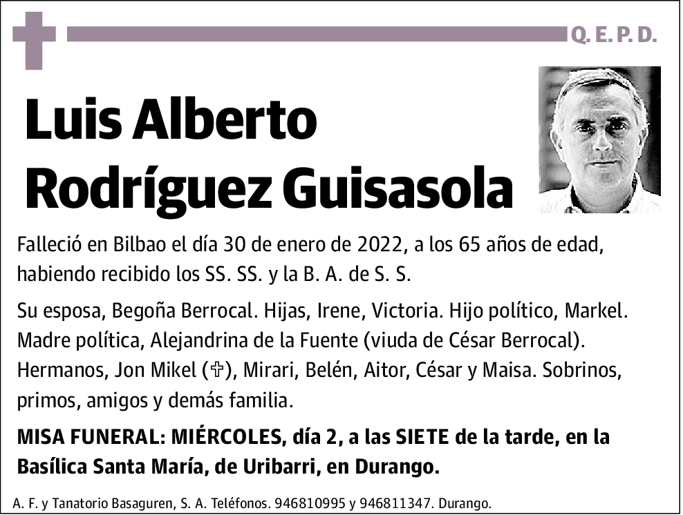 Luis Alberto Rodríguez Guisasola