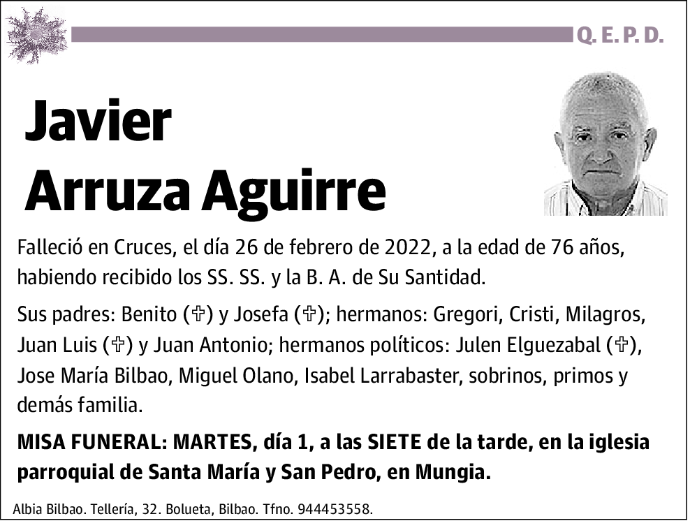 Javier Arruza Aguirre