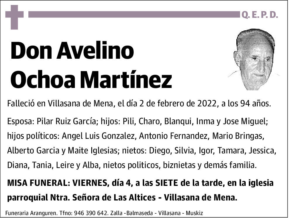 Avelino Ochoa Martínez