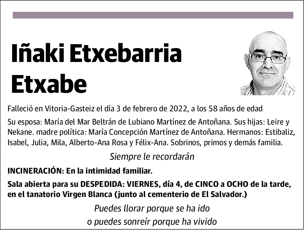 Iñaki Etxebarria Etxabe