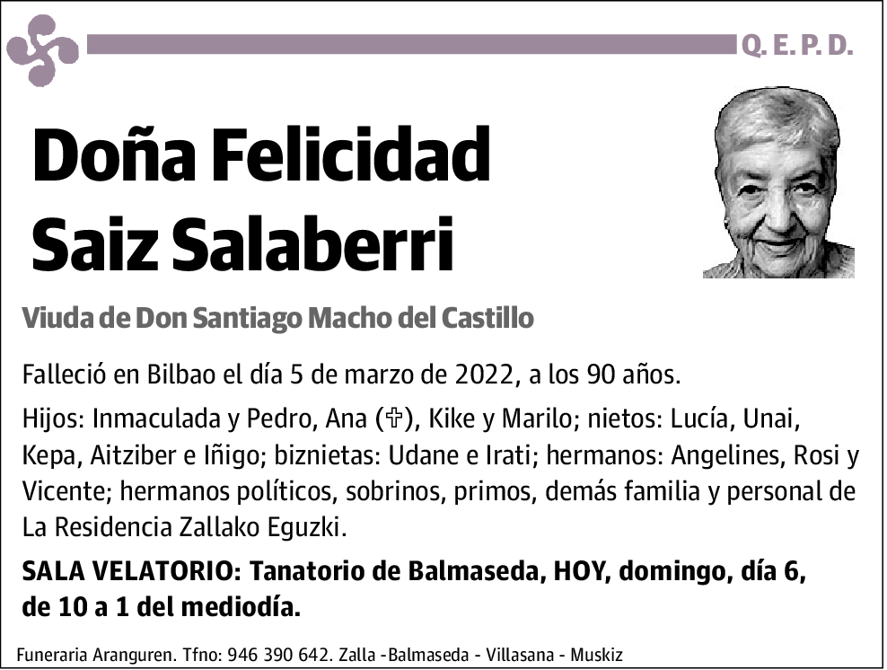 Felicidad Saiz Salaberri