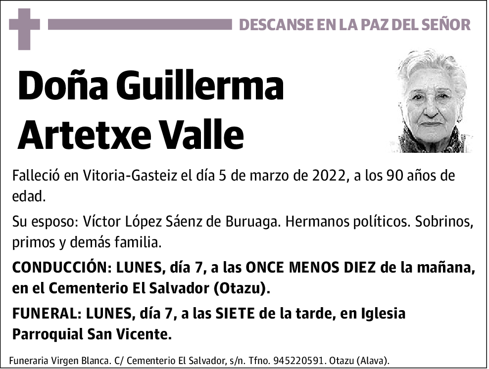 Guillerma Artetxe Valle