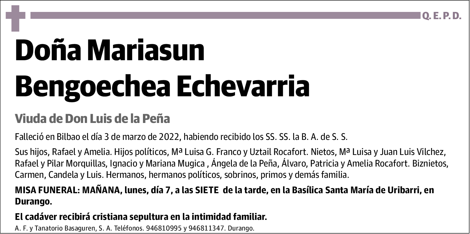 Mariasun Bengoechea Echevarria