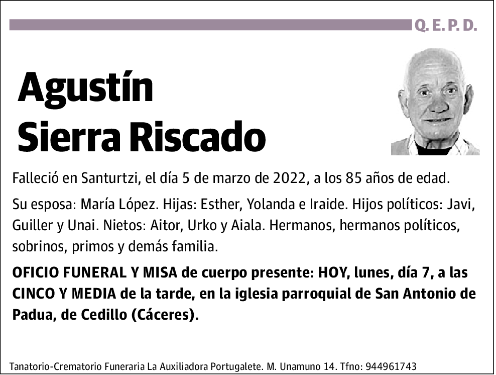 Agustín Sierra Riscado