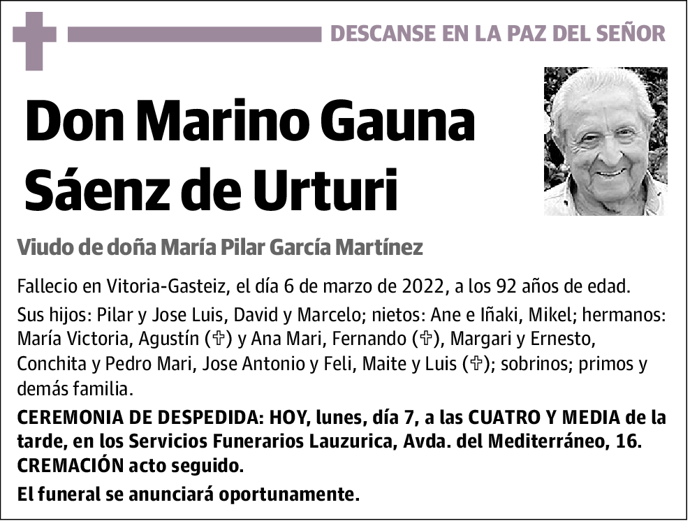 Marino Gauna Sáenz de Urturi