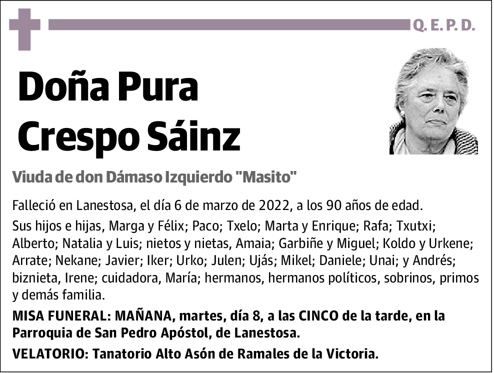 Pura Crespo Sáinz