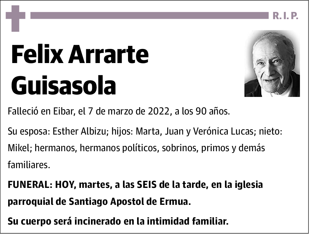 Felix Arrarte Guisasola