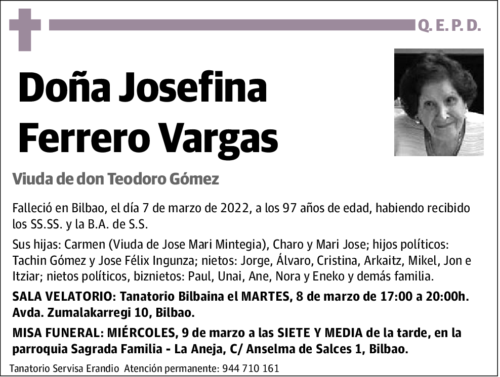 Josefina Ferrro Vargas