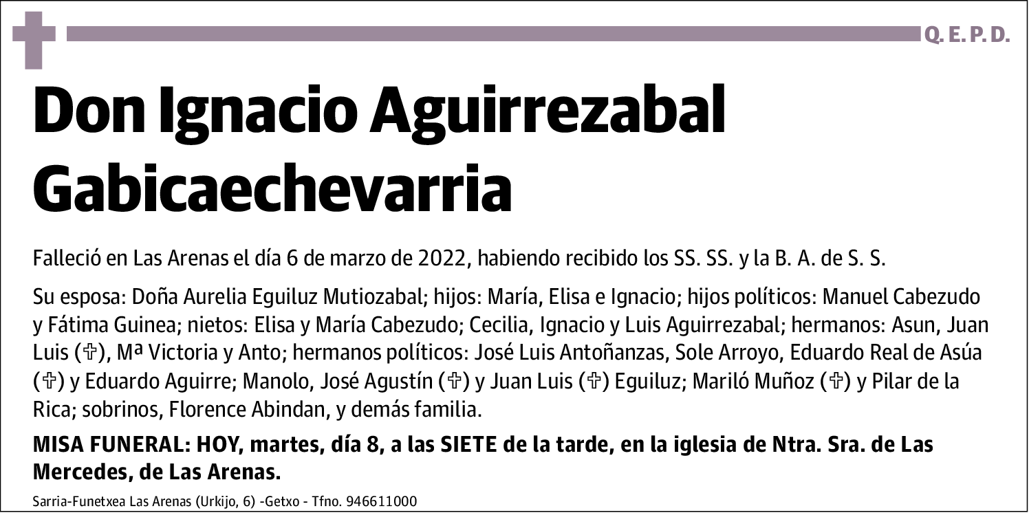 Ignacio Aguirrezabal Gabicaechevarria