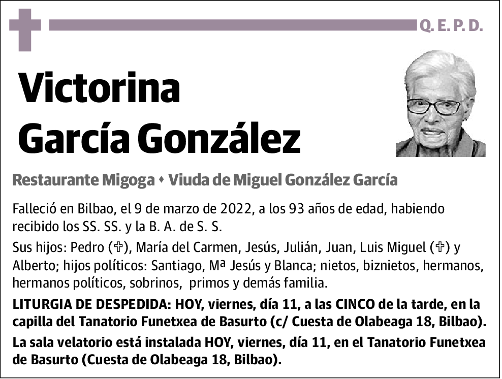 Victorina García González