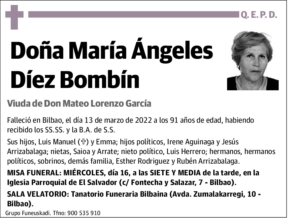 María Ángeles Díez Bombín